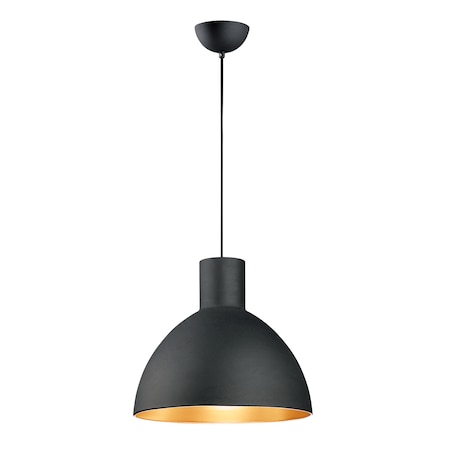 Cora 1-Light 19.75 Wide Black / Gold Pendant Light